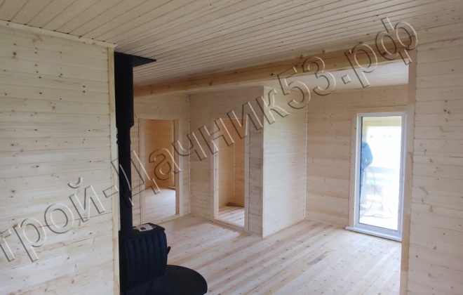 4 Каркасно-щитовой дом Д-34, 9х8м, 72 М², Тверская область, Зубцовский район, деревня Шевцово. (3)